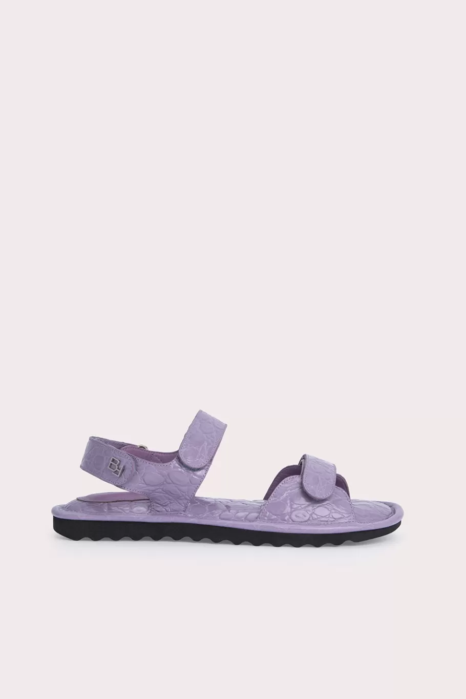 Best Gideon Purple Haze Circular Croco Embossed Leather Women Shoes