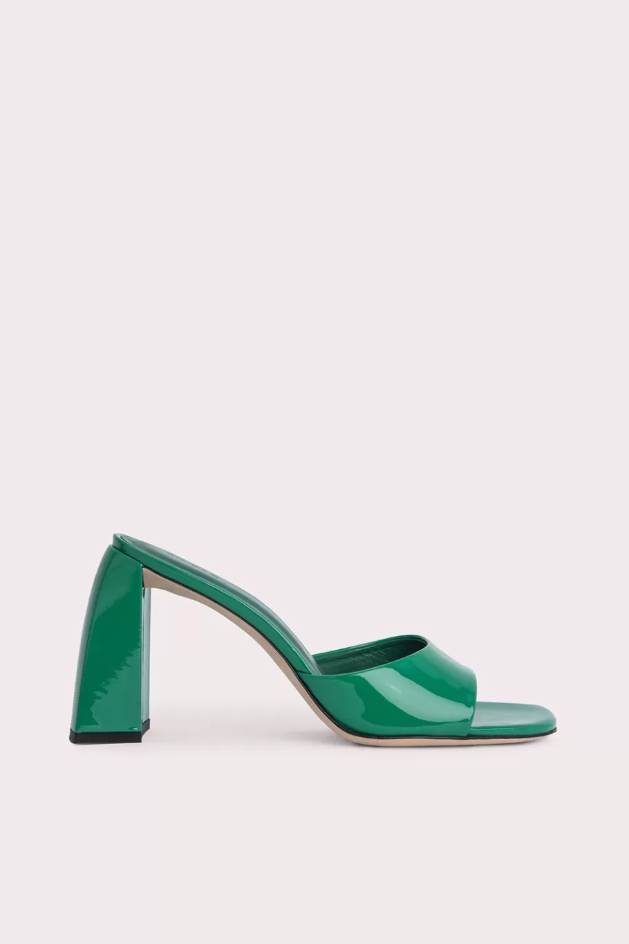 Outlet Michele Clover Green Patent Leather Women Shoes